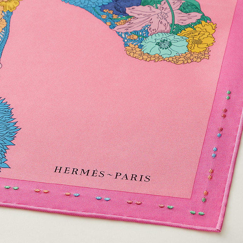 Robe Legere embroidered scarf 45 | Hermès USA